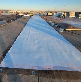 Triumph Roofing reroofing commercial projcet